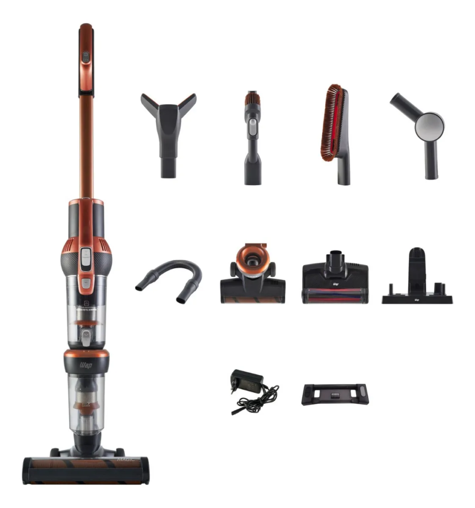 Aspirador de Pó Vertical Sem Fio WAP Magic 450W com Luz UV-C Vale a Pena? Análise Completa wap 05